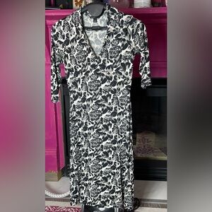 Banana Republic Silk blend knit dress sz M